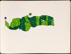 Phase 2 [Page in Wicked Gary's piece book.]