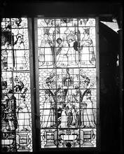 William Collins Whitney house, 972 Fifth Avenue. Stained glass window.