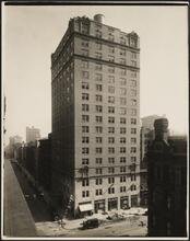 West 58th Street and Sixth Avenue, southeast corner. General exterior [Park Chambers Apartment.]