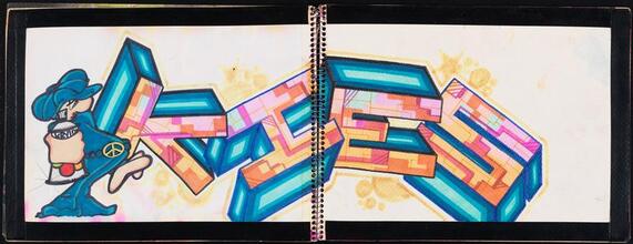 Kies [Pages in sketchbook belonging to Kies TNR.]