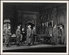 ["The Moon is Down" theater still.]