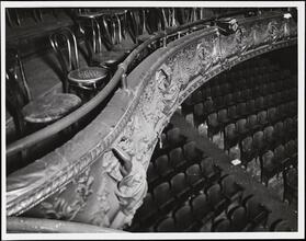 Fifth Avenue Theatre, Showing Section of the Orchestra and First Balcony