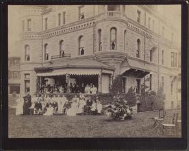 Mary Clark's wedding party.