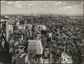 70 Pine Street. Cities Service Building. View from tower looking north