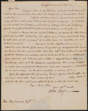 Letter from John Jay to Peter Jay Munro, March 31, 1803