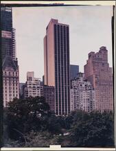 36 Central Park South. Park Lane Hotel. View from Central Park