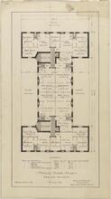 Typical Floor Plan For Lot 50 x 100 Ft. Type "B". [Tenement housing plan.]