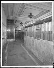 Importers and Traders Bank. Second floor looking west, interior.
