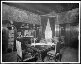 [Possibly 1007] 5th Avenue. [William A] Hall Residence, dining room.