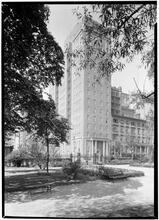 Eighteen Gramercy Park South. General view II, from Gramercy Park.