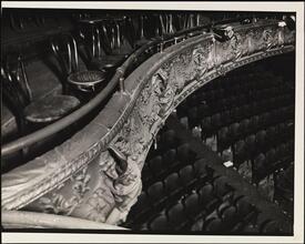 Fifth Avenue Theatre, Showing Section of the Orchestra and First Balcony