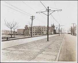 [Huber property looking south on Jerome Avenue.]