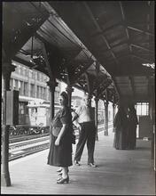 [Elevated railroad station.]