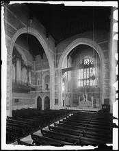 West End Avenue near 87th Street. Street Ignatius Church, interior.