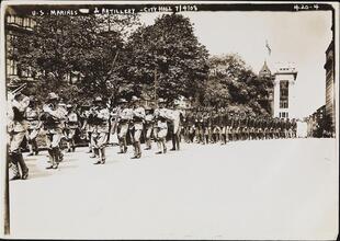 [U.S. Marines & Artillery.]