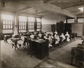 [School on Carmine Street.]