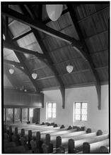 Kings Highway Baptist Church. Detail toward gallery.