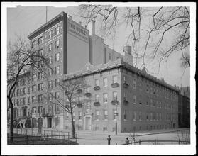 Washington Square West near Washington Place. Hotel Holley.