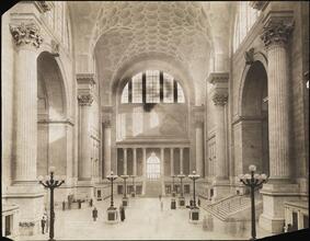 [Interior of Pennsylvania Station.]