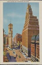 Times Square and Paramount Building.