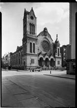 Temple Rodeph Shalom. Exterior.