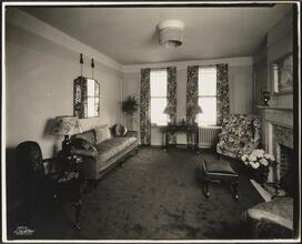 Hawthorne Court. Interior, living room