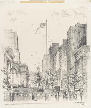 [5th Avenue looking north from 40th Street]