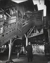[Elevated railroad station.]