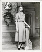 [Unidentified actress in "The Man Who Came to Dinner".]