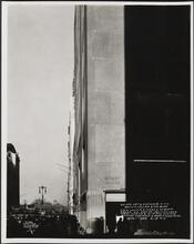 N.E. Cor. 56th & 5th Ave. N.Y.C. Bonwit Teller & Co's Bldg. View Looking North at South Front on 56th St., Section Near West Corner of Fifth Avenue Between Sidewalk & Fourth Floor Level