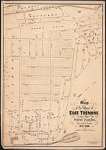 Map of the Village of East Tremont in the Town of West Farms, Westchester County, New York