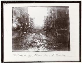 Willett Street from Stanton toward Houston Street, Bone Alley Park made there.