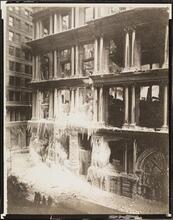 [Aftermath of the Equitable Fire.]