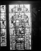 William Collins Whitney house, 972 Fifth Avenue. Stained glass window.