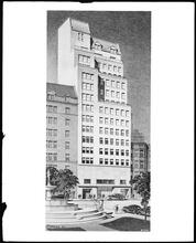 4 West 58th Street. Office building, rendering by Scheffler.