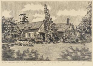 The Bowne House - Flushing, Queens. July 10, 1948.