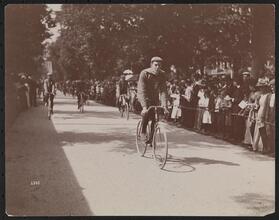 Bicycling Parade, Coney Island, Bicycle Path.