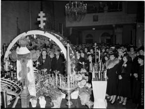 [Greek Orthodox service.]