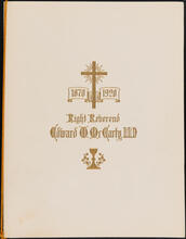 Dinner in honor of Right Reverend Edward W. McCarty LL.D.
