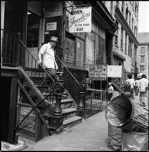 [Armen Jewelers and Sol Stein Jeweler on Eldridge Street.]