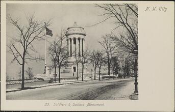 Soldiers and Sailors Monument, N.Y. City.