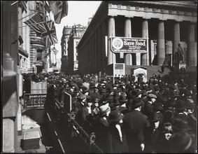 [Crowd Gathered at Federal Hall.]