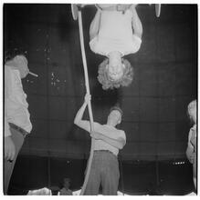 Circus [Preparing for a circus act.]