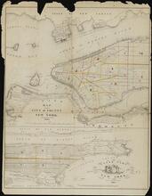 Map of the City & County of New York ; Upper Part of the City and County of New York.