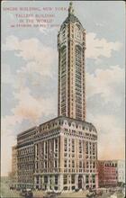 Singer Building, New York, Tallest Building in the World.