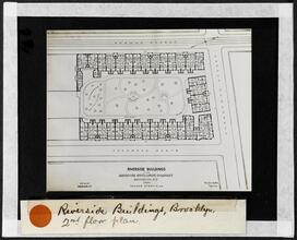 General plan of the RIverside Buildings (A. T. White's) in Brooklyn.