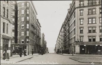 143rd St., west from Amsterdam Ave, New York.