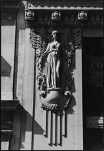 [Architectural detail on an unidentified building.]