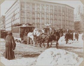 Fifth Ave. Hotel 1899 Blizzard.