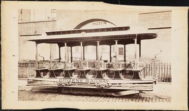 Cable Cars [Citizens Railway No. 40 streetcar, Fair Ground & King's Highway, St. Louis, Missouri.]